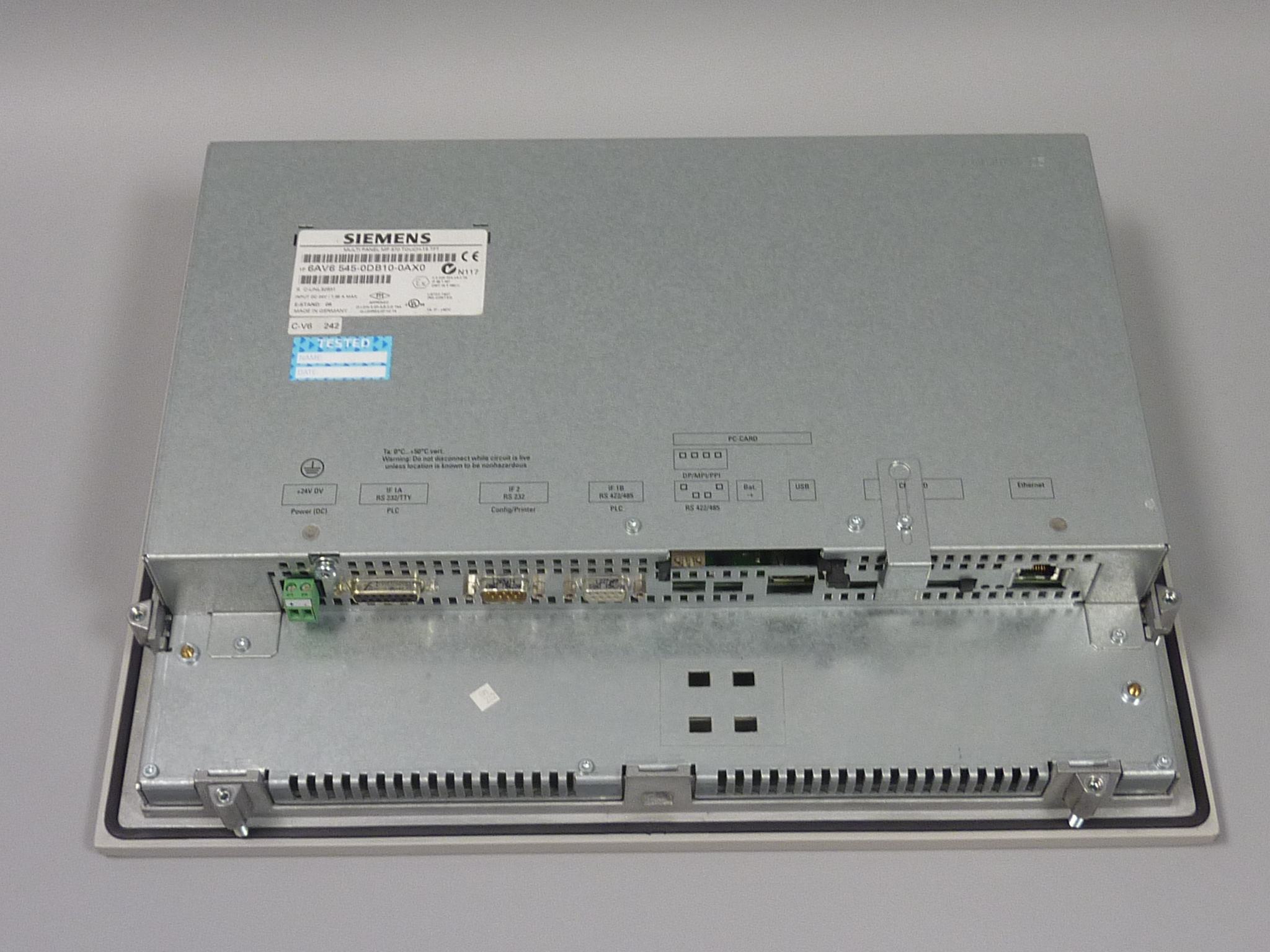 SIEMENS 6AV6545-0DB10-0AX0 Operator Interface Panel