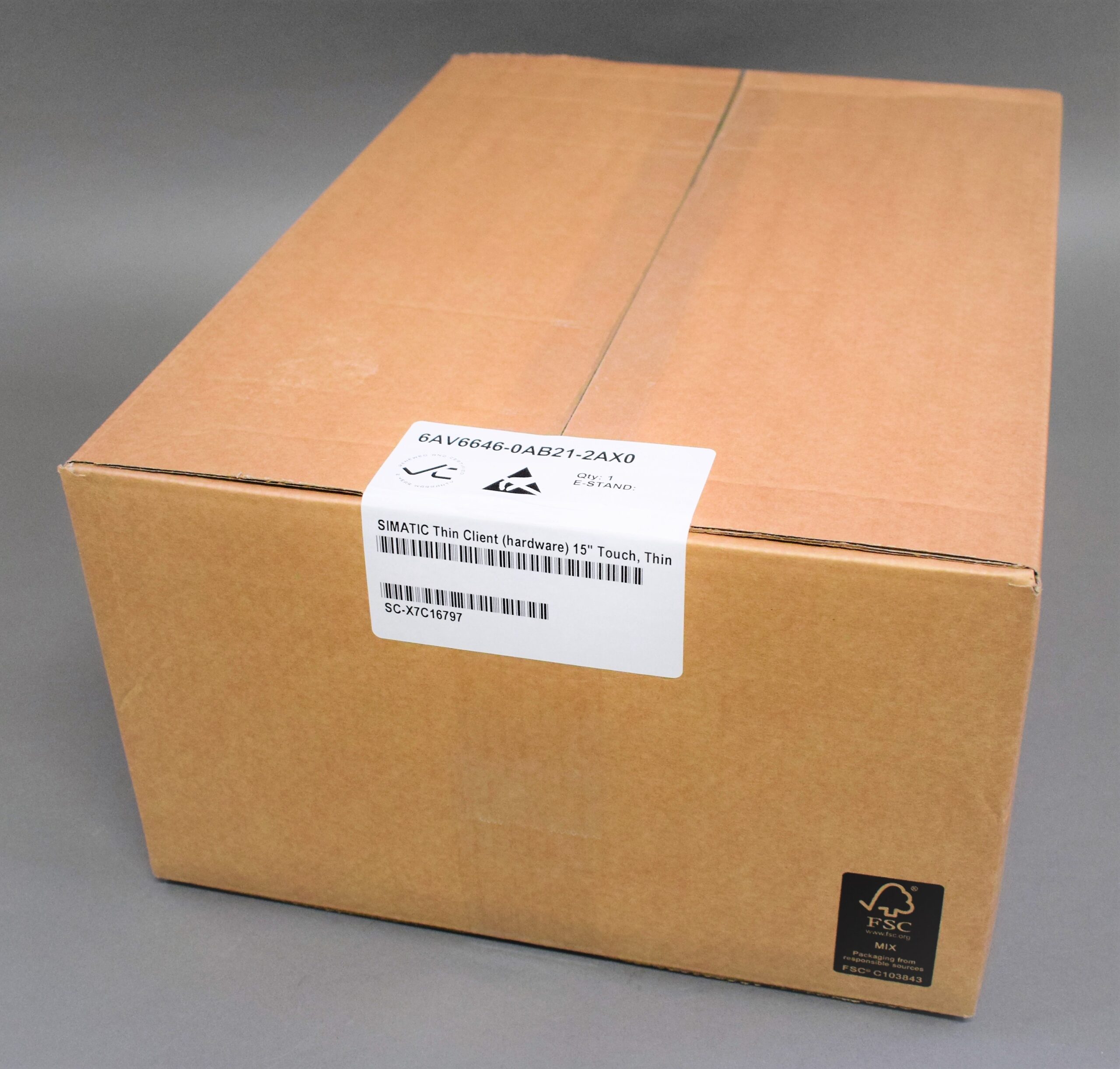 SIEMENS 6AV6646-0AB21-2AX0 HMI Panel - Professional Grade Display